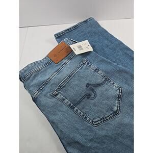 AG-ED DENIN Everett Slim Straight Jeans 36x33 Fabric Made in Japan